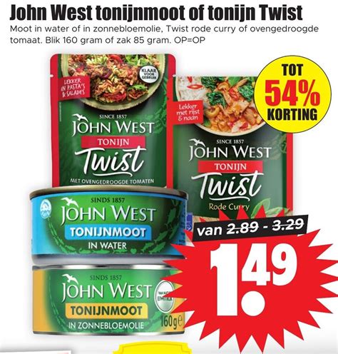 John West Tonijn twist in tomato .